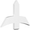 Ekena Millwork Bellingham Architectural Grade PVC Gable Bracket, 36"W x 22 1/2"H x 2"D x 6"F, 15/12 Pitch GBP036X23X0206BEL00 - alternate 1